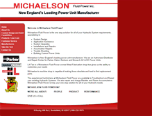 Tablet Screenshot of michaelsonfluidpower.com